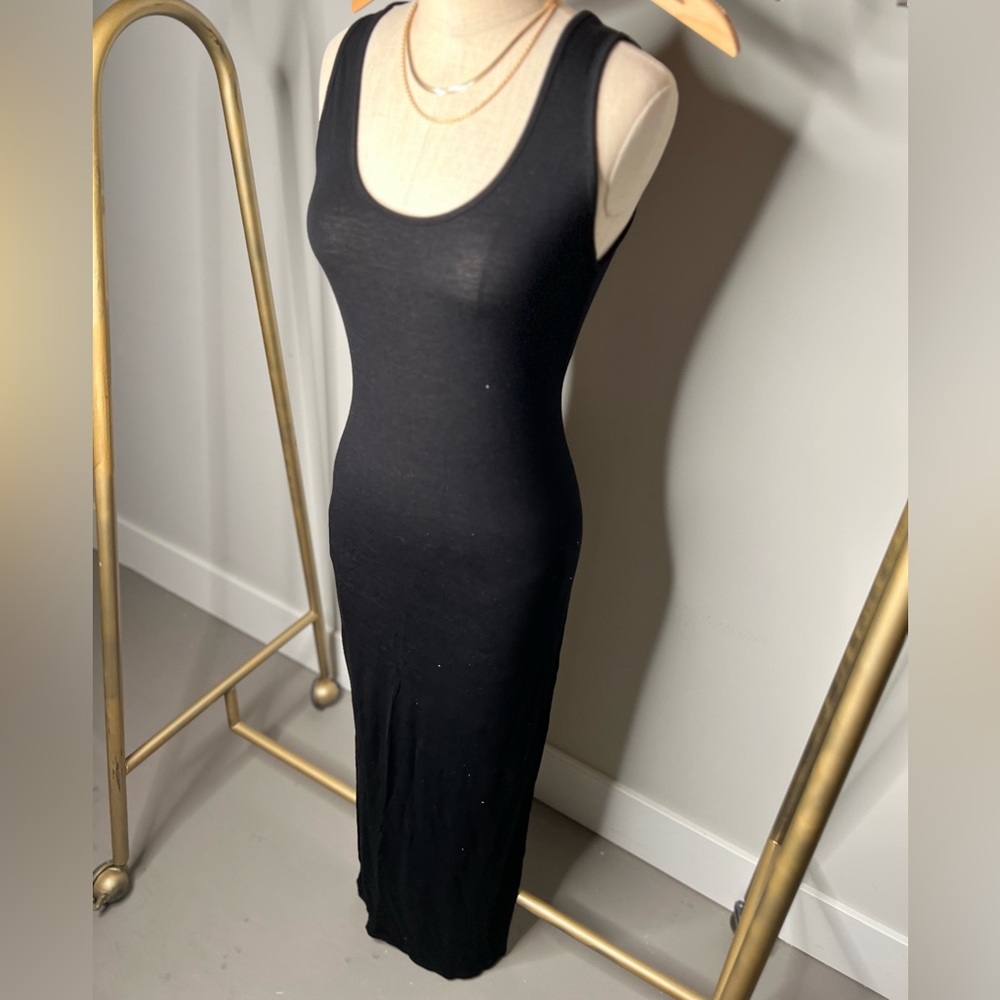 Prettylittlething Black Basic Maxi